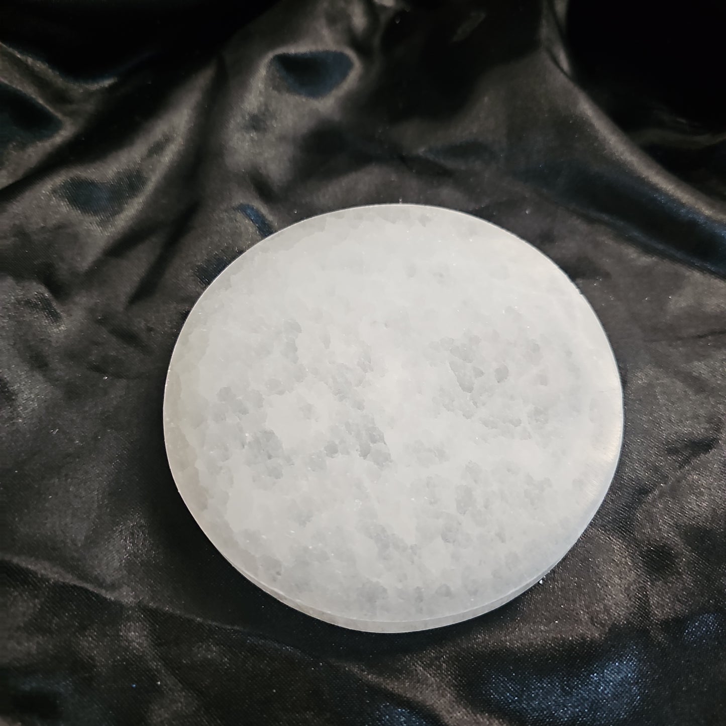 Tree of Life #1 - Round - 4" Selenite Charging Plate