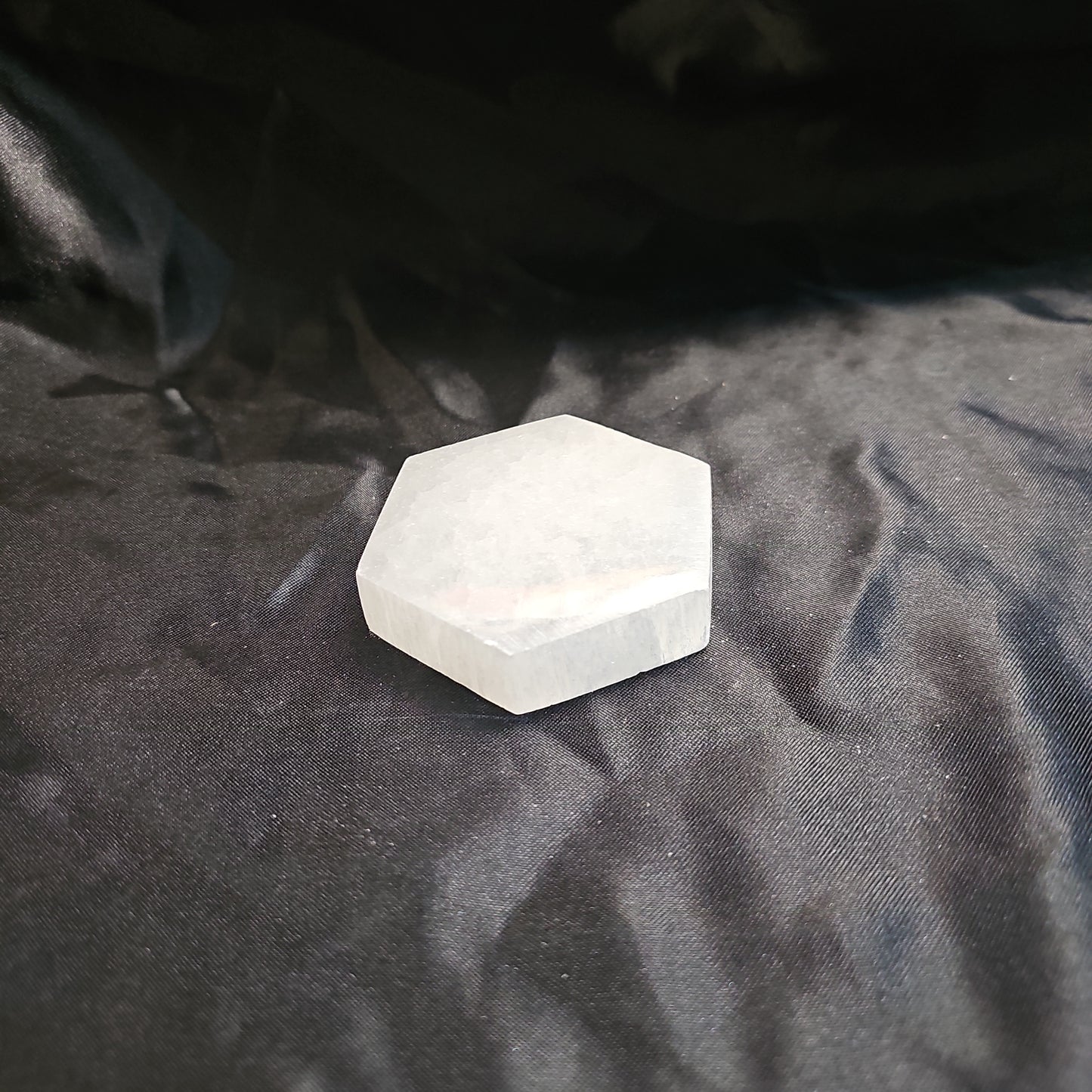 Plane - Hexagon - 3" Selenite Charging Plate