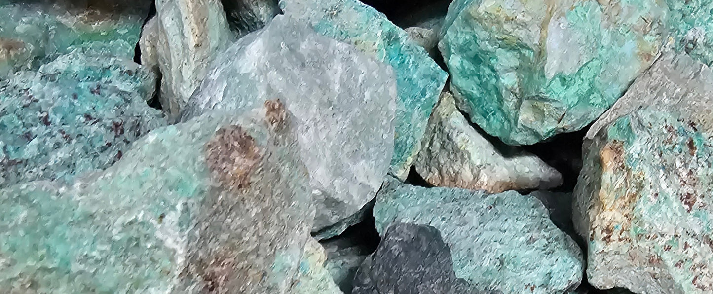 Rough Rock - Chrysocolla - 1 pound