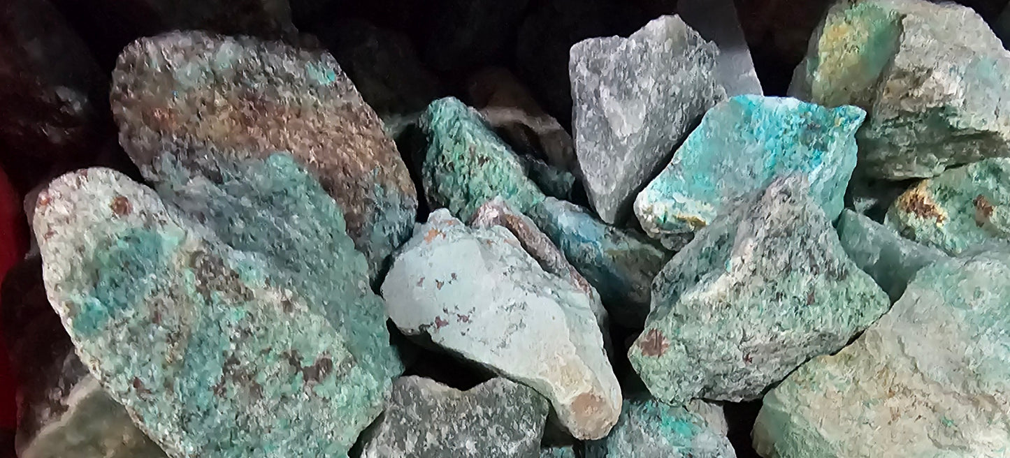 Rough Rock - Chrysocolla - 1 pound