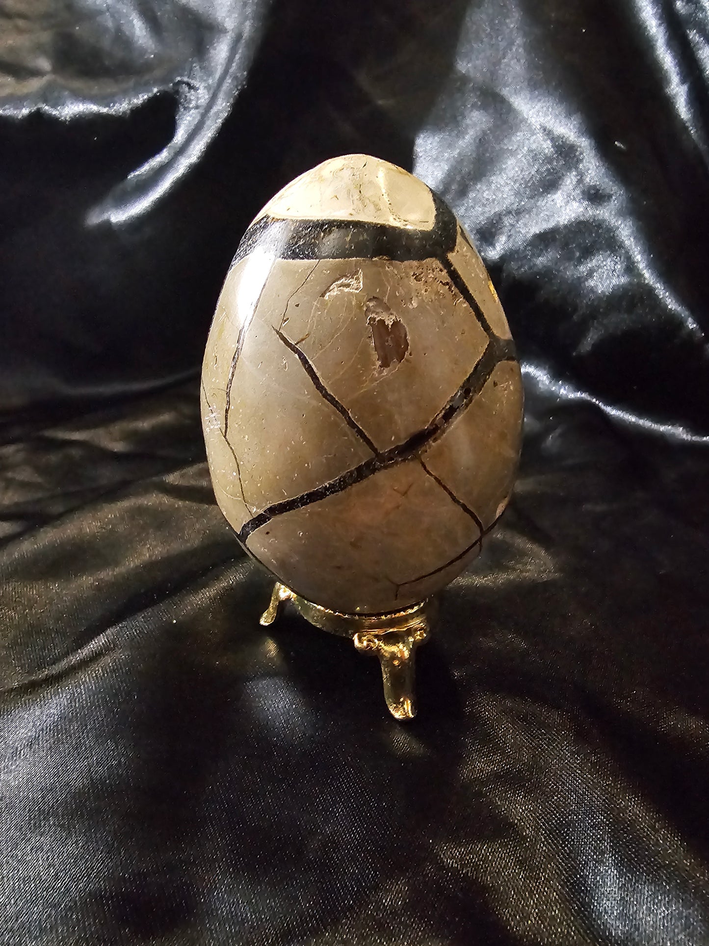 Dragon Egg - Septarian Nodule - Crystal Egg