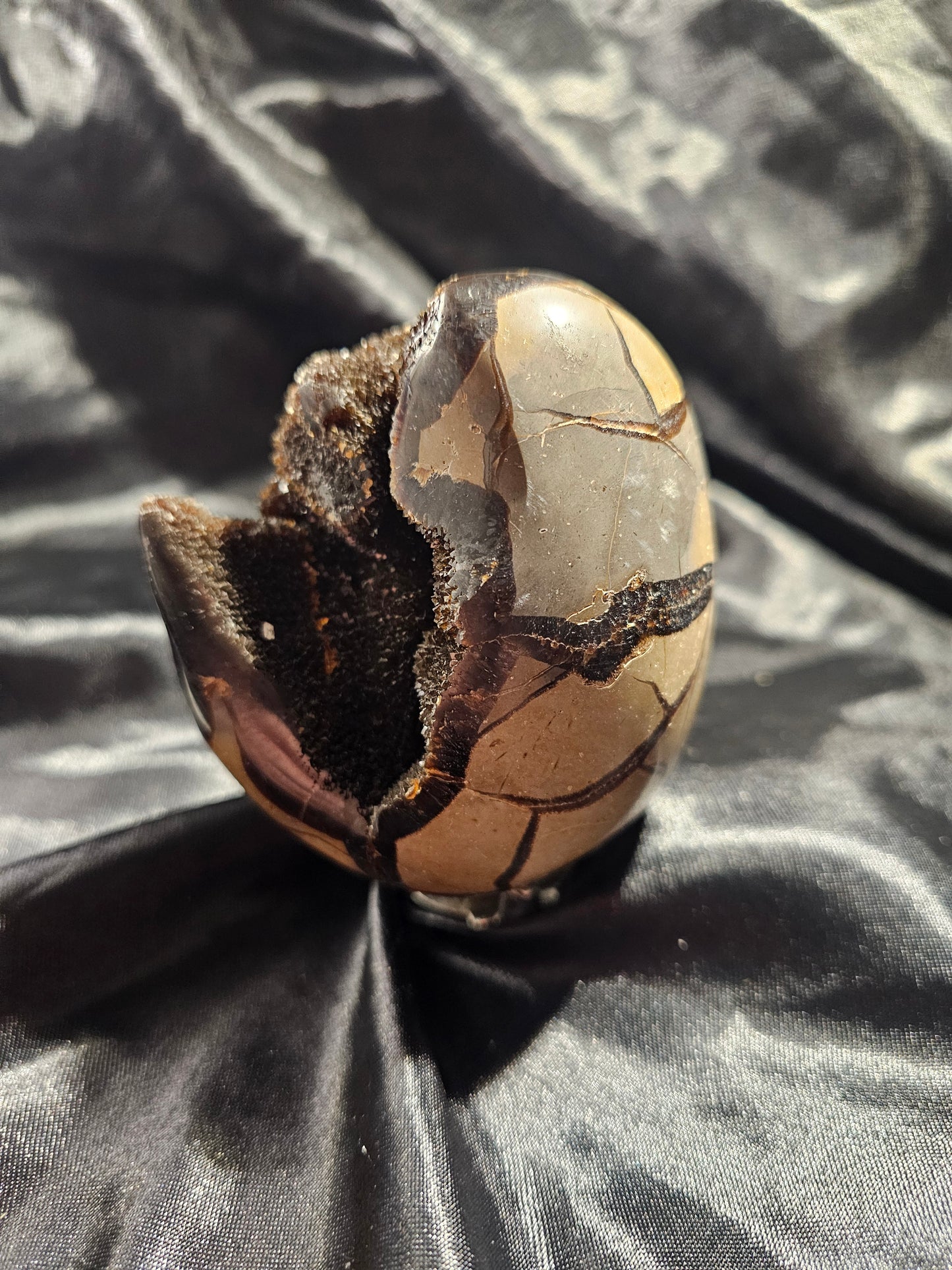 Dragon Egg - Septarian Nodule - Crystal Egg