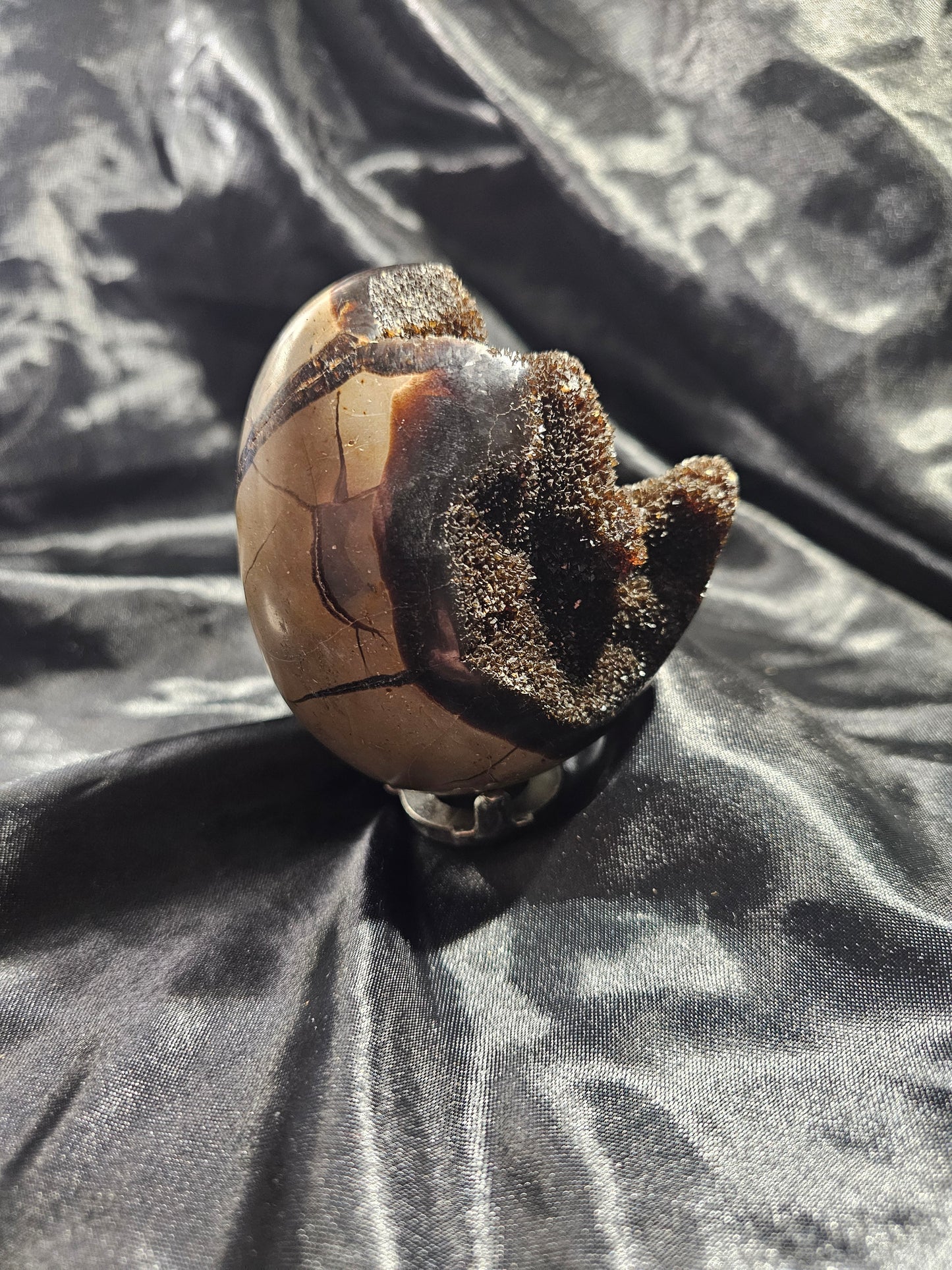 Dragon Egg - Septarian Nodule - Crystal Egg
