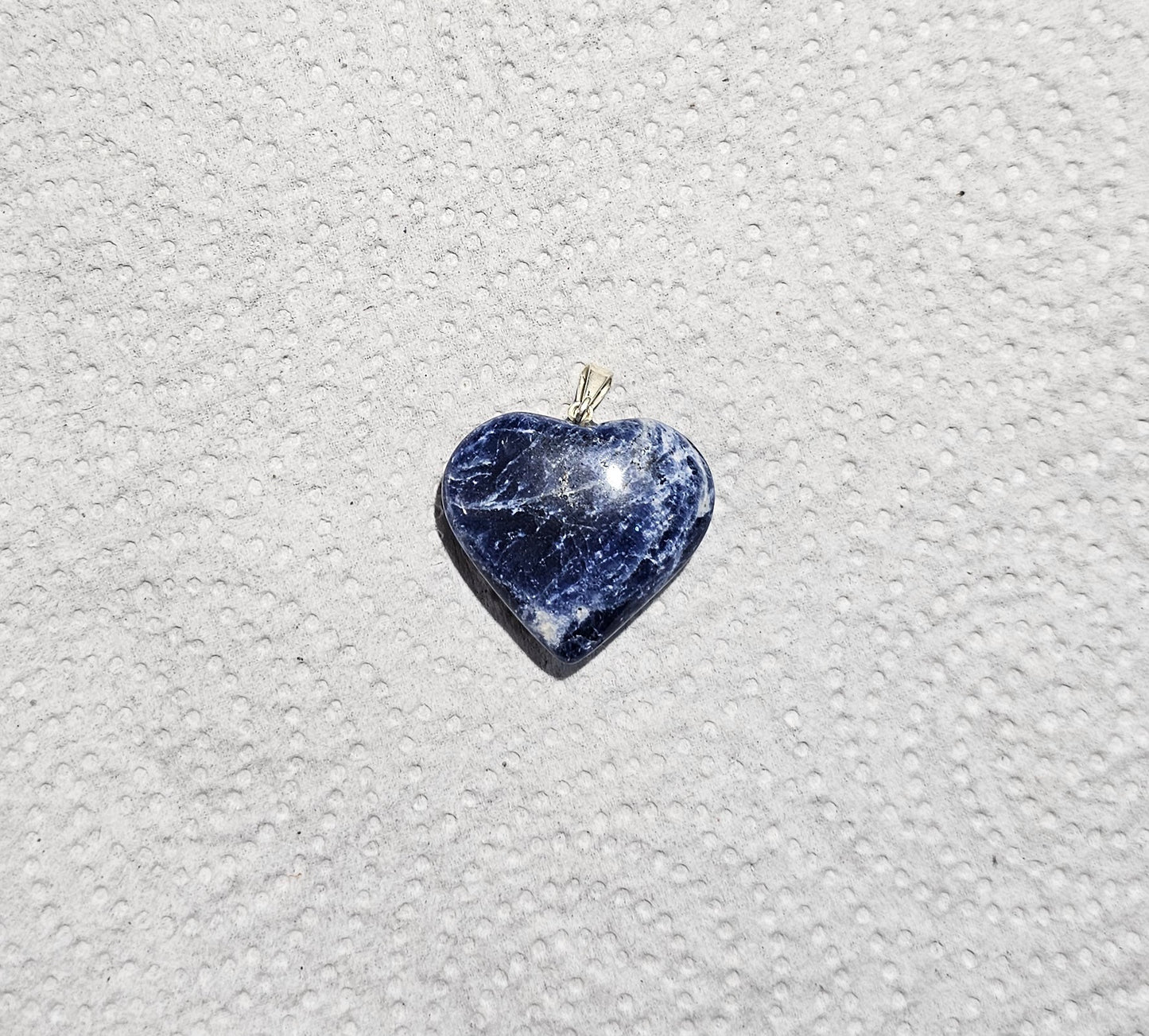 Sodalite Heart Pendant