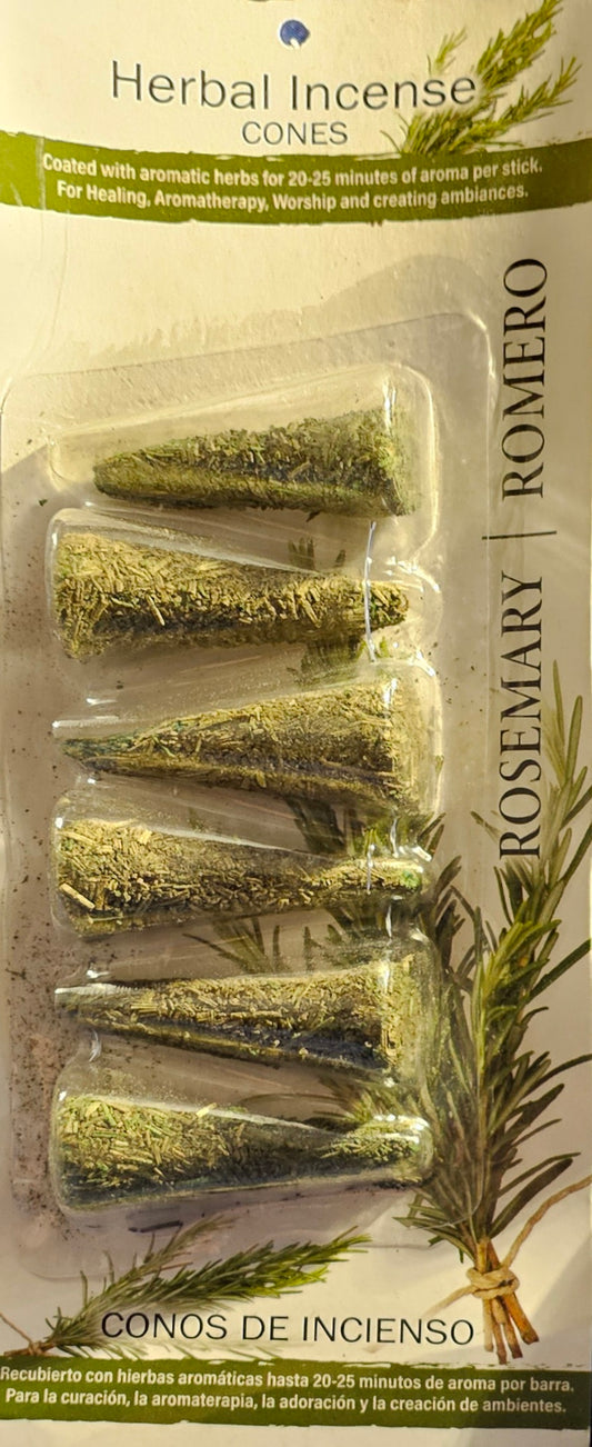 Incense - Cones - Rosemary/Romero (5pk)