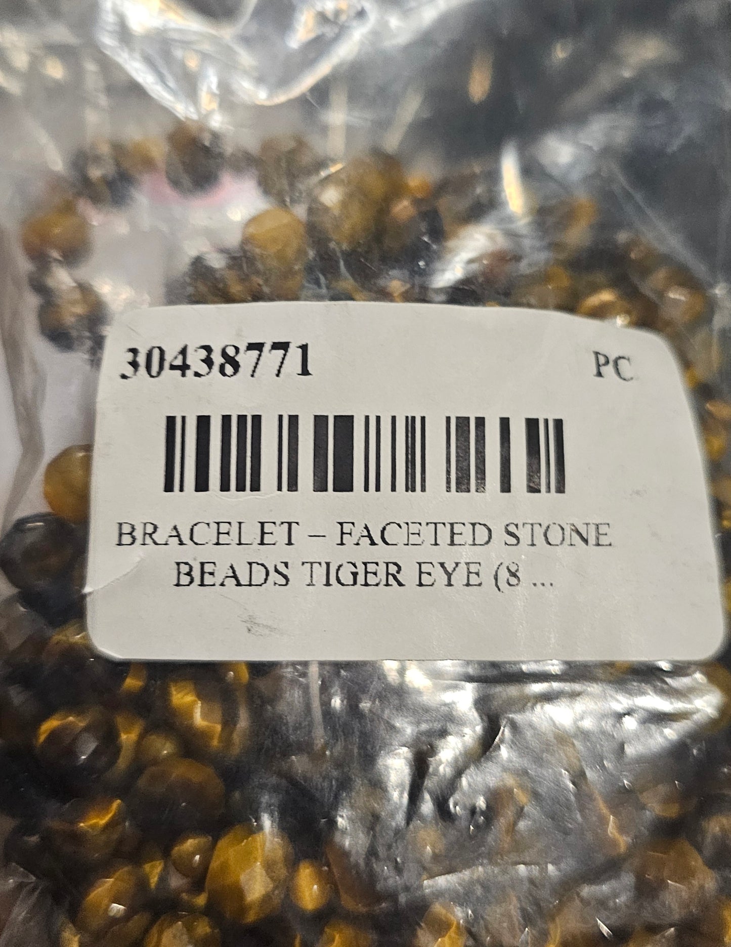 Bracelet – Faceted Yellow Tiger Eye / 10 MM