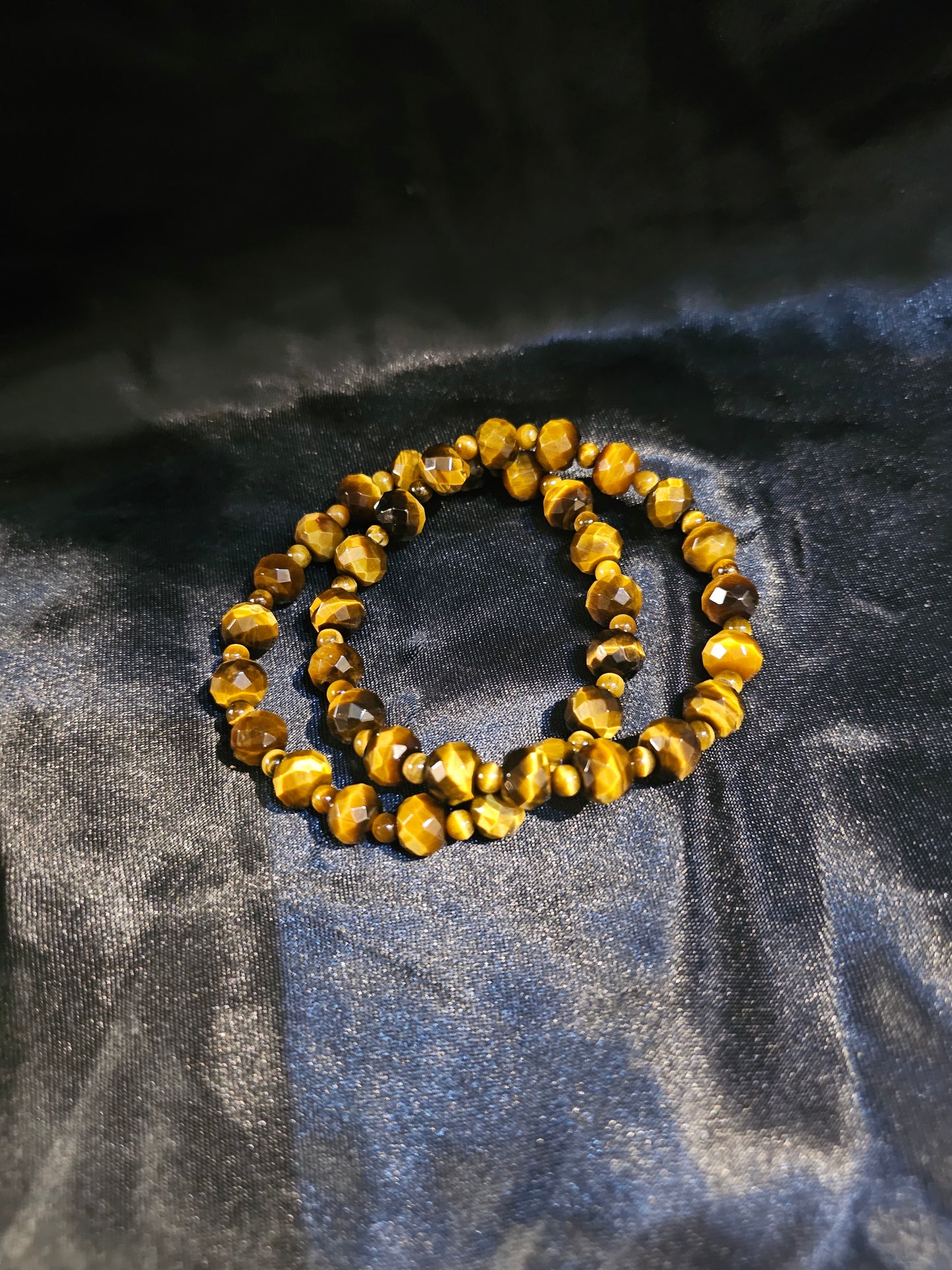 Bracelet – Faceted Yellow Tiger Eye / 10 MM