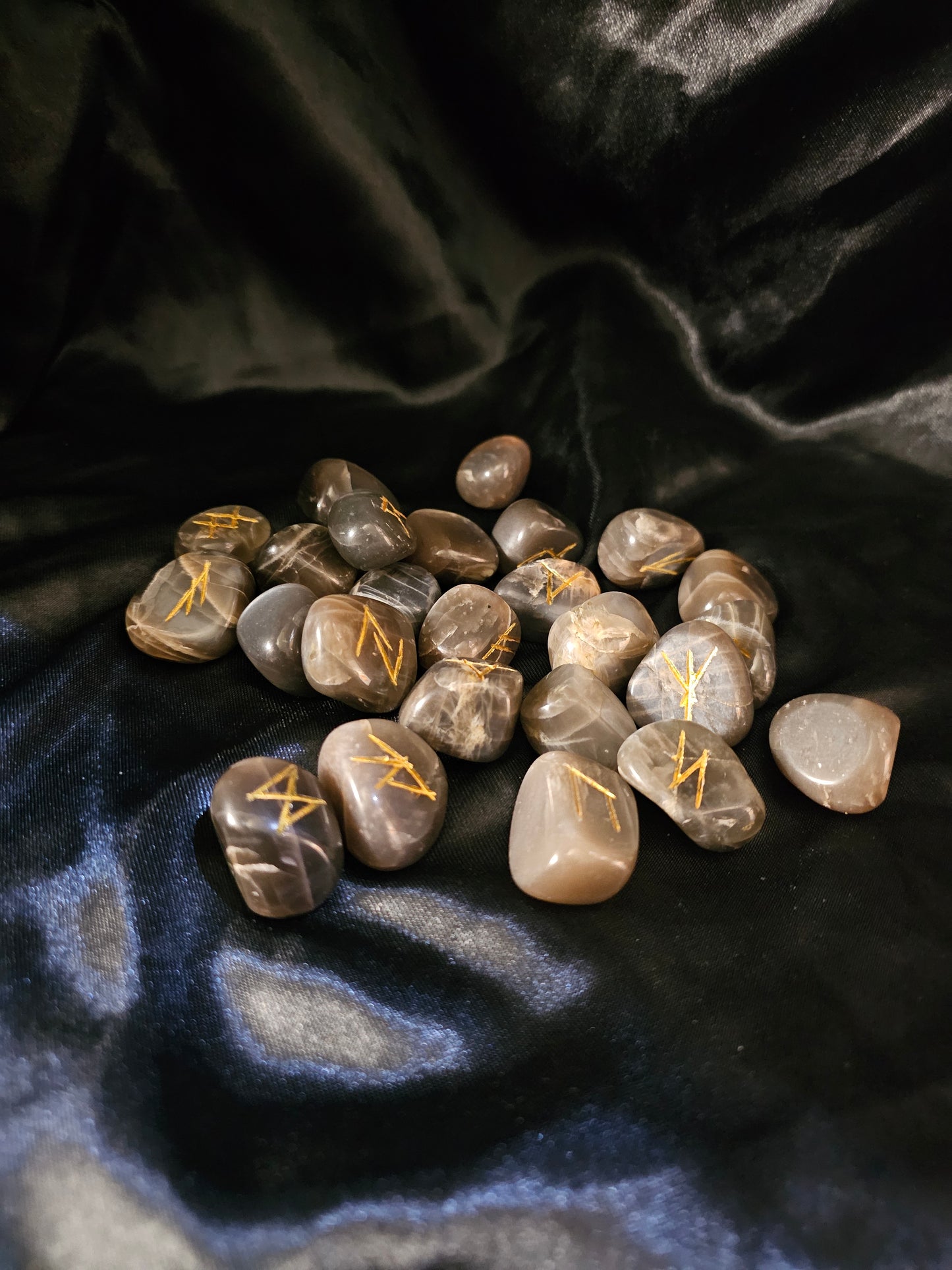Runes - Black Moonstone