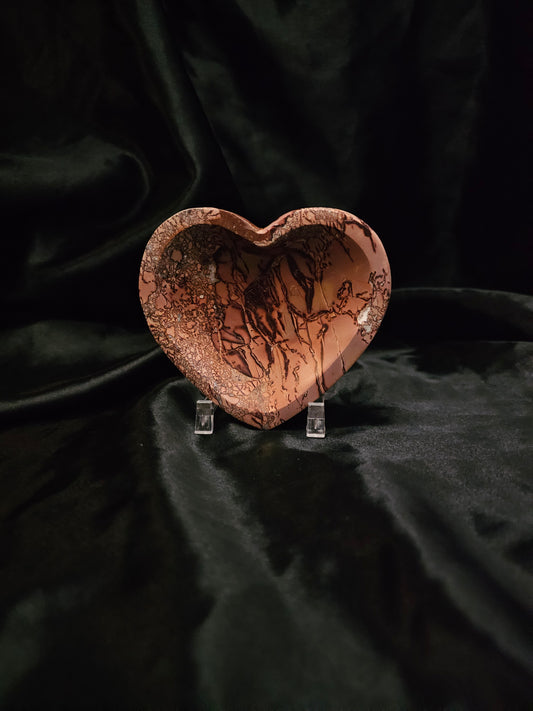 Mookaite Heart Bowl - 4"