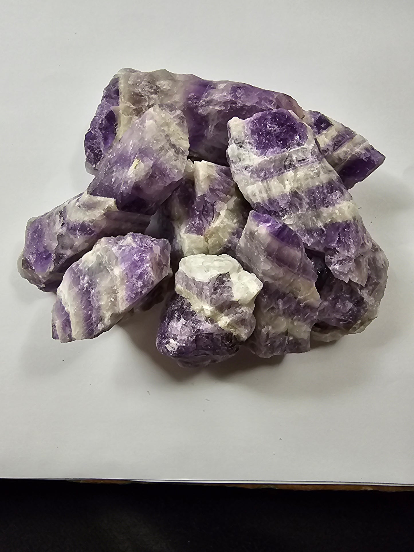Rough Rock - Cheveron Amethyst
