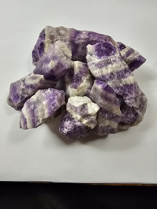 Rough Rock - Cheveron Amethyst