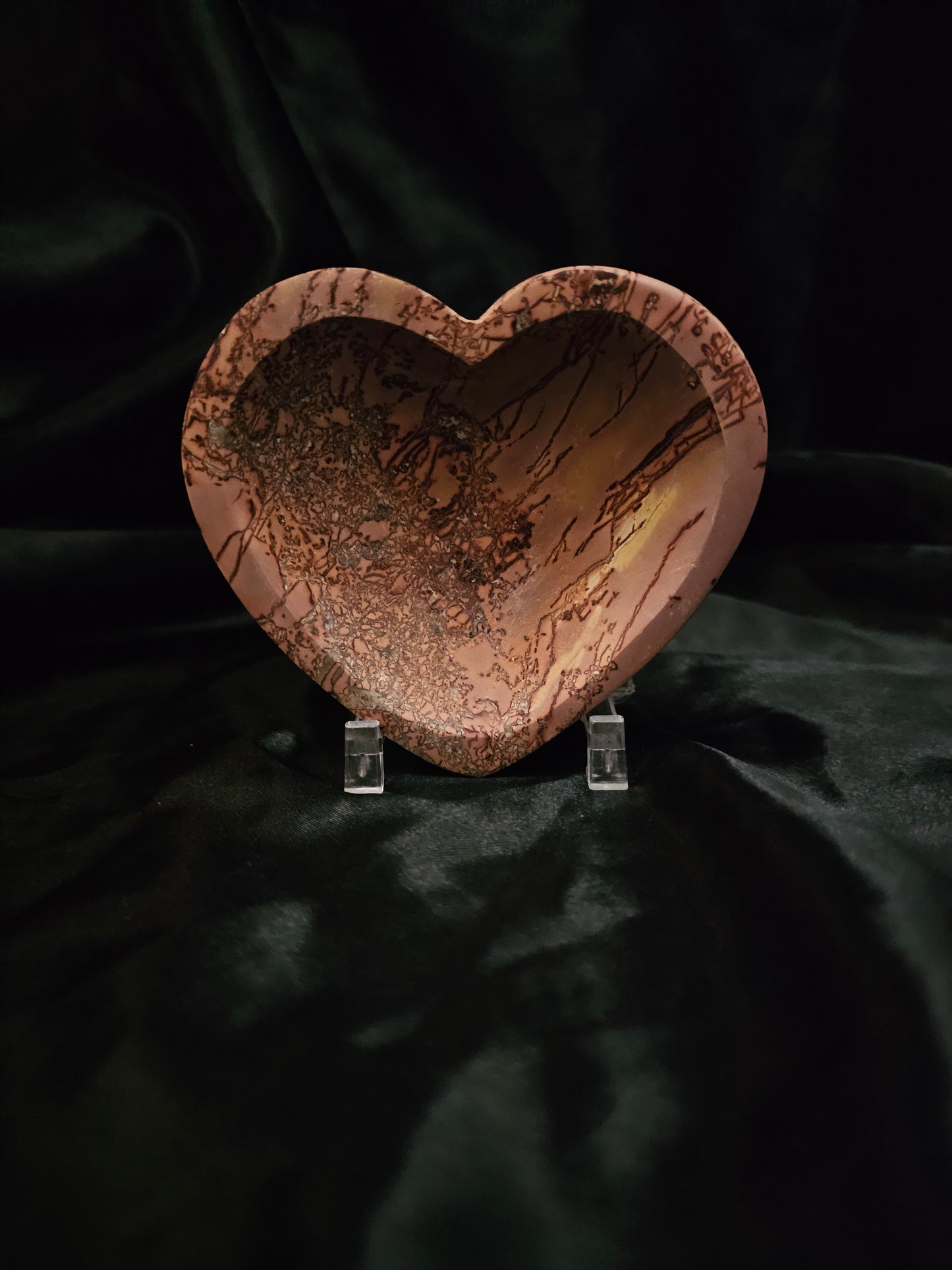 Mookaite Heart Bowl - 4"