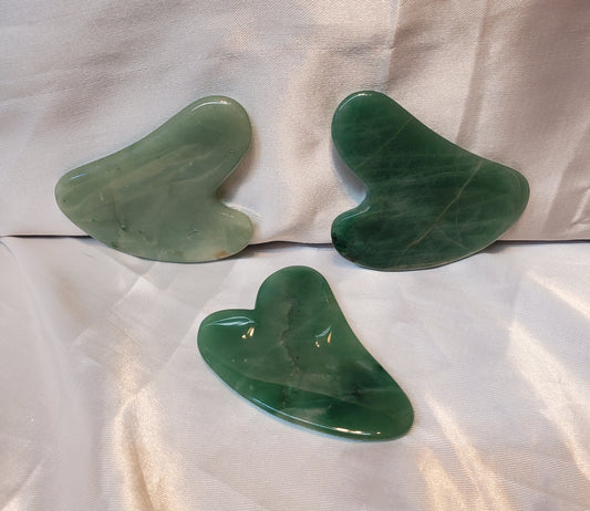 Green Aventurine Gua-Sha Massaging Aid