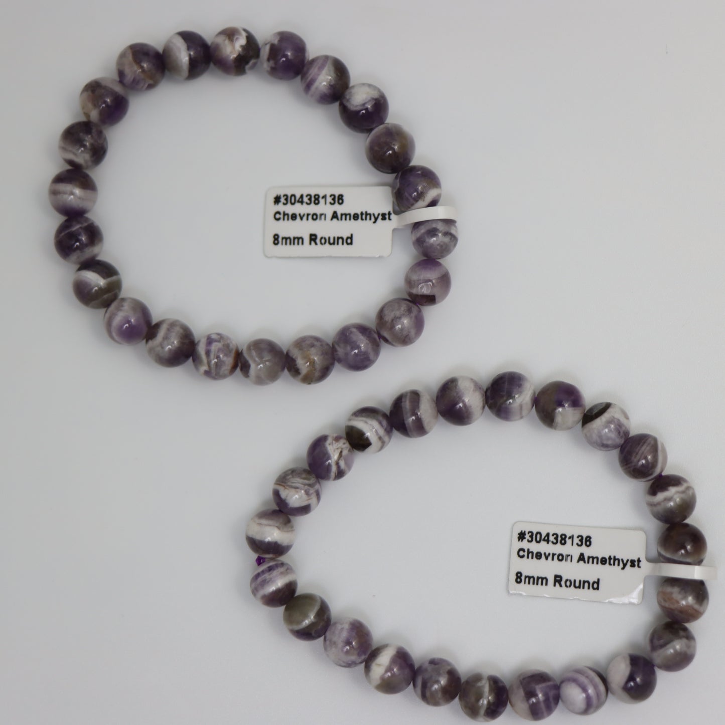 Chevron Amethyst Bracelet