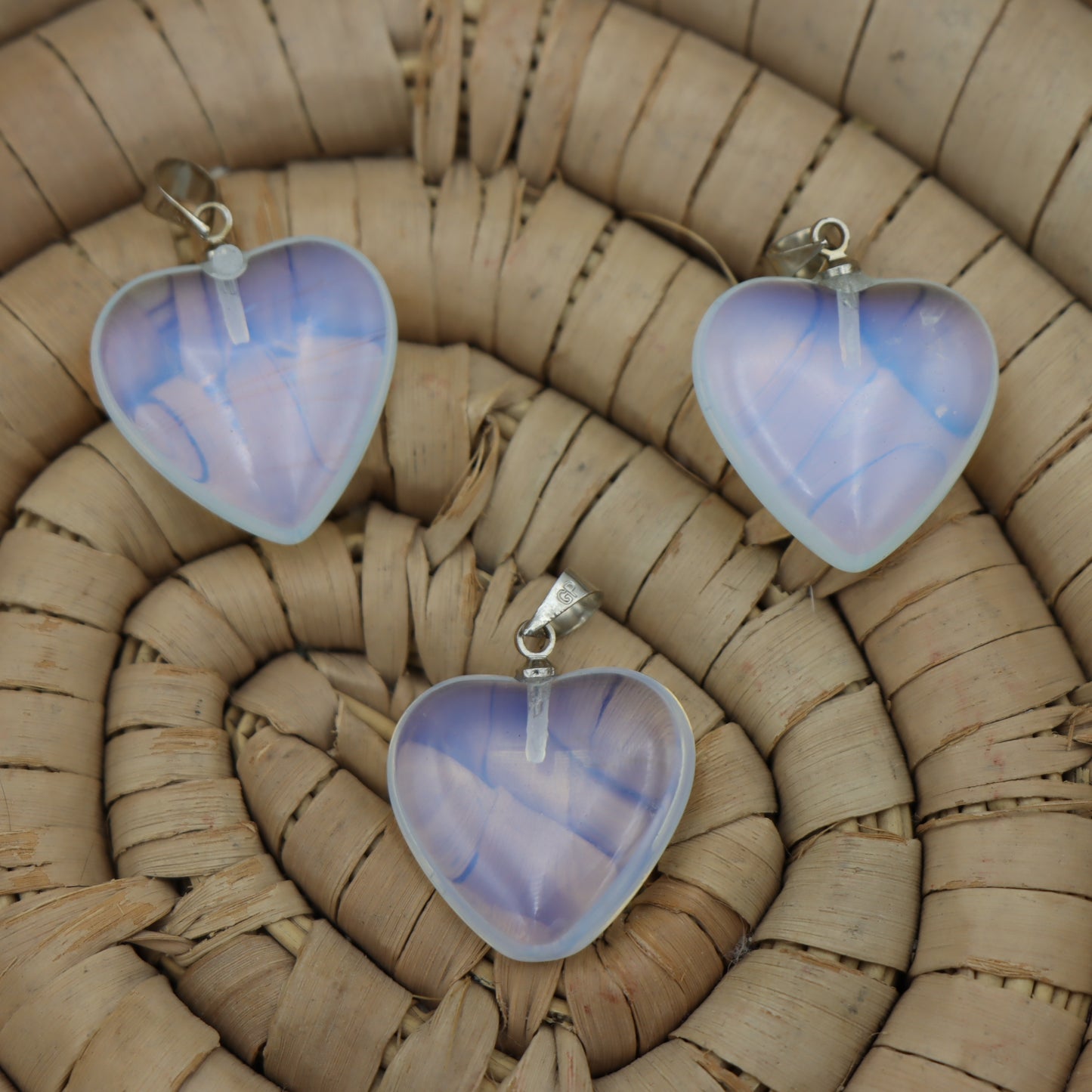 Opalite Heart Pendant