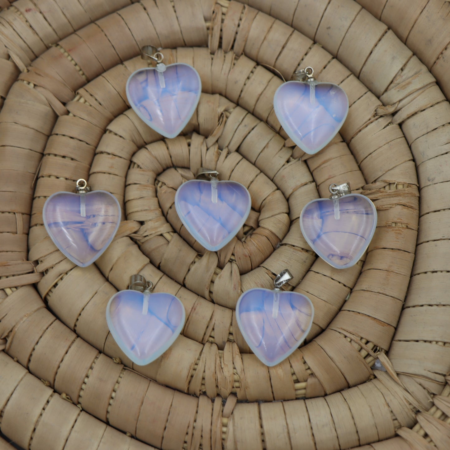 Opalite Heart Pendant