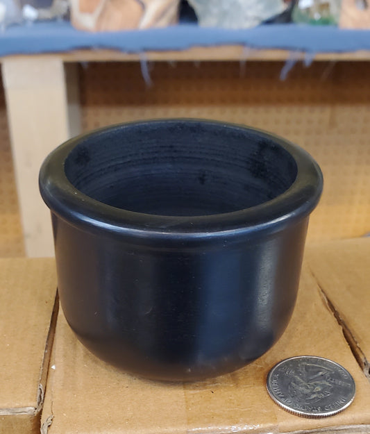 Black Soapstone Bowl