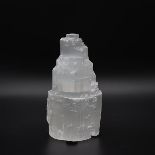 Selenite Tower Lamp