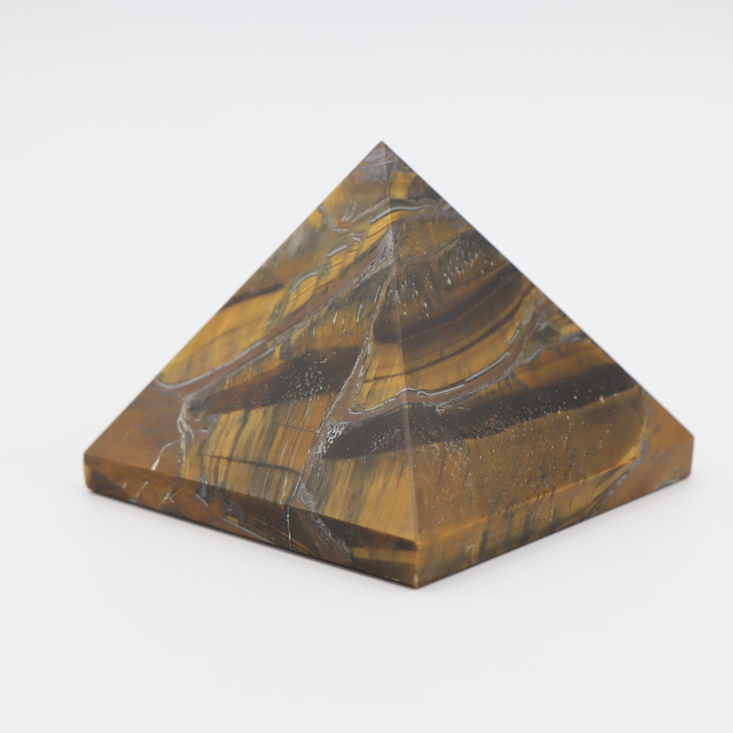 Tigers Eye Pyramid