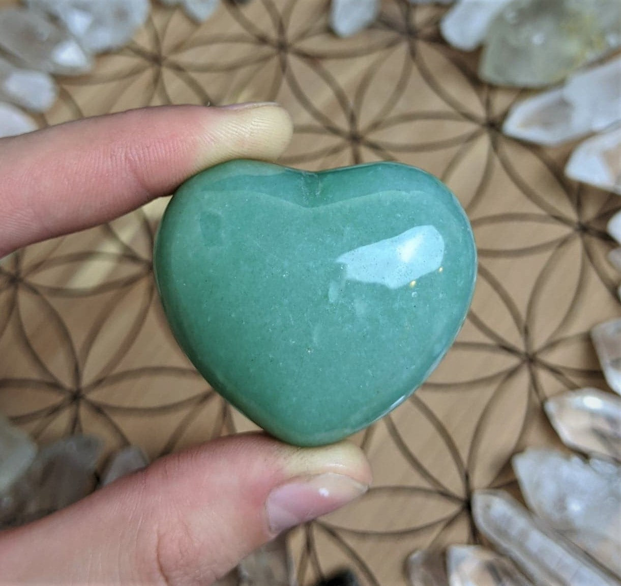 Green Aventurine Crystal Heart
