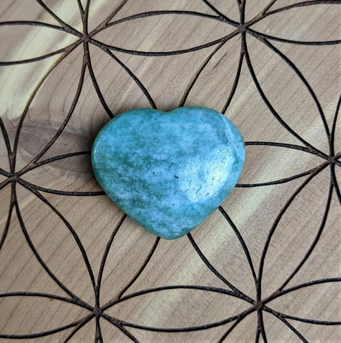 Amazonite Mini Crystal Heart