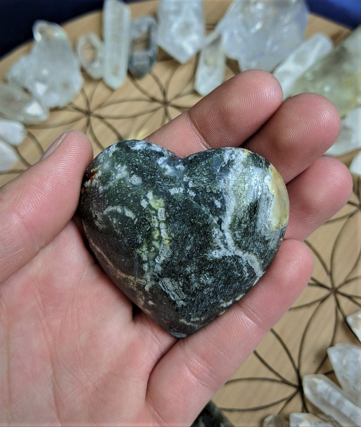 Marcasite Crystal Heart