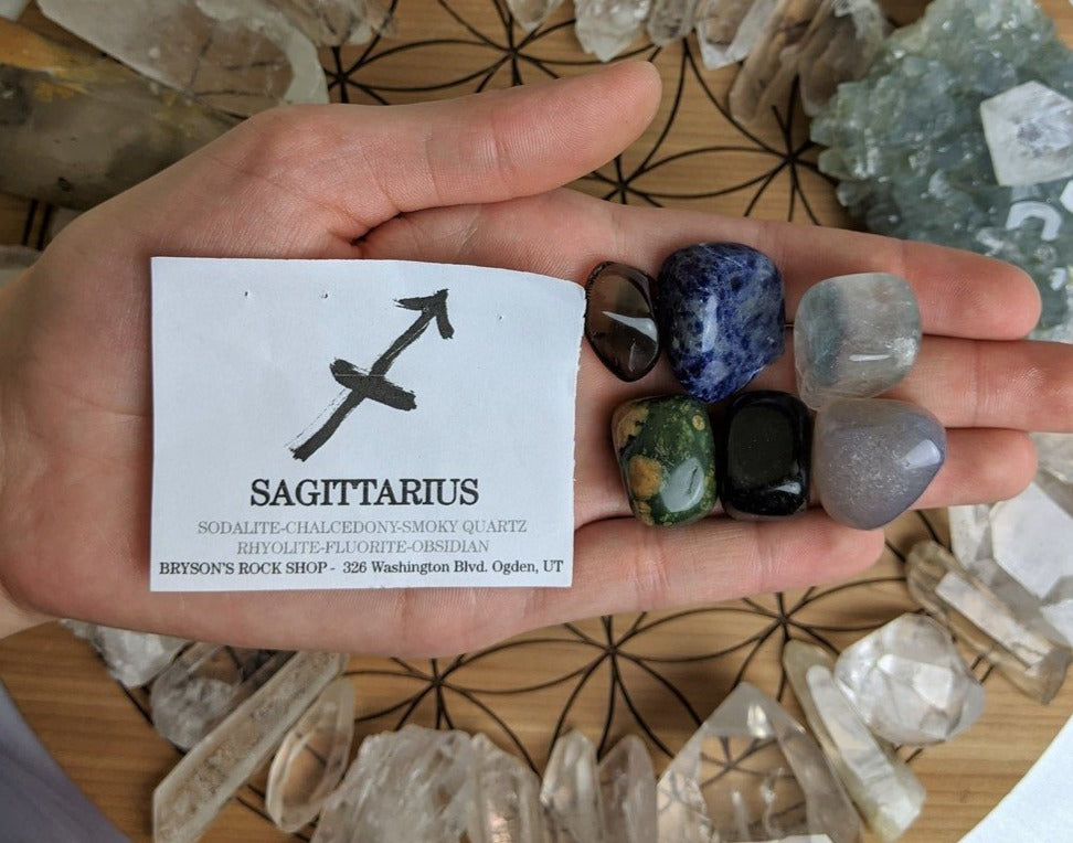 S A G I T T A R I U S - Crystal Zodiac Set