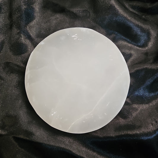 Plane - Round - 4" Selenite Charging Plate