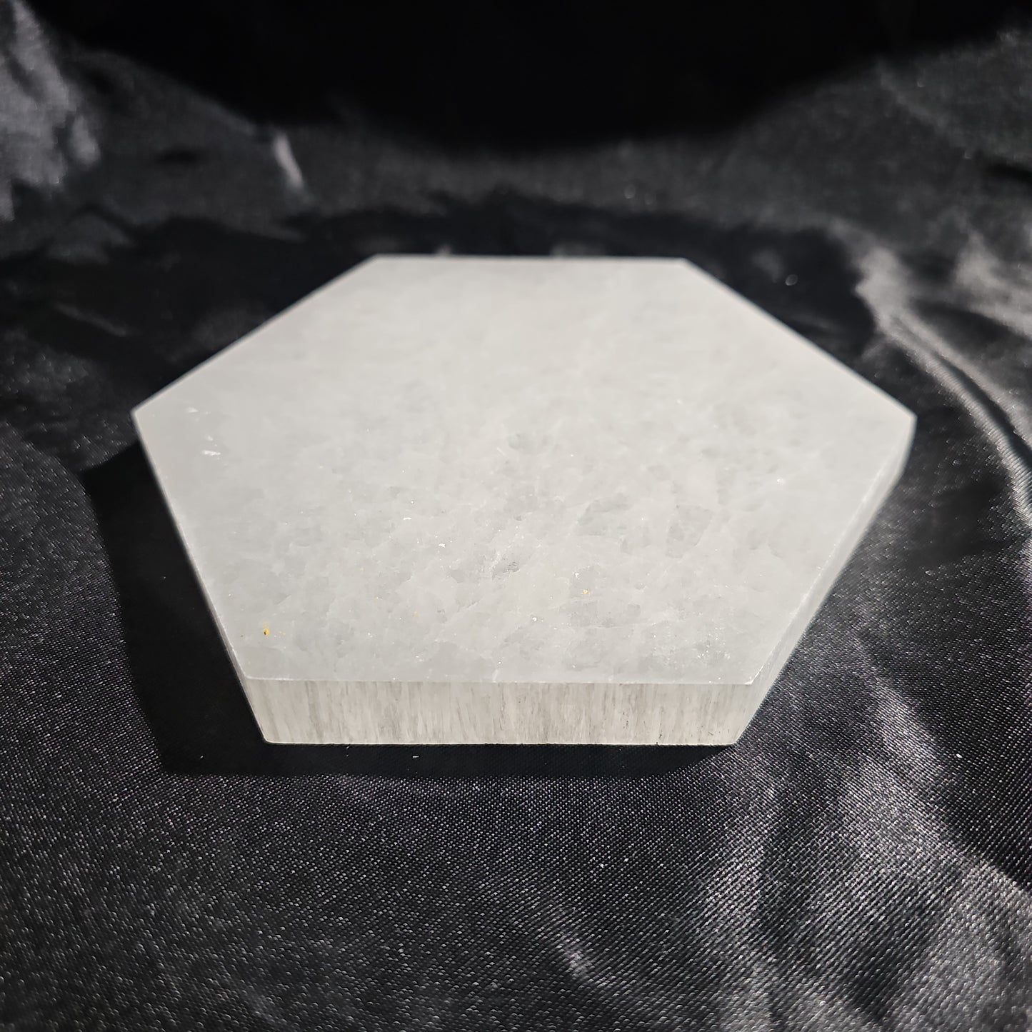 Plane - Hexagon - 5 1/2" Selenite Charging Plate