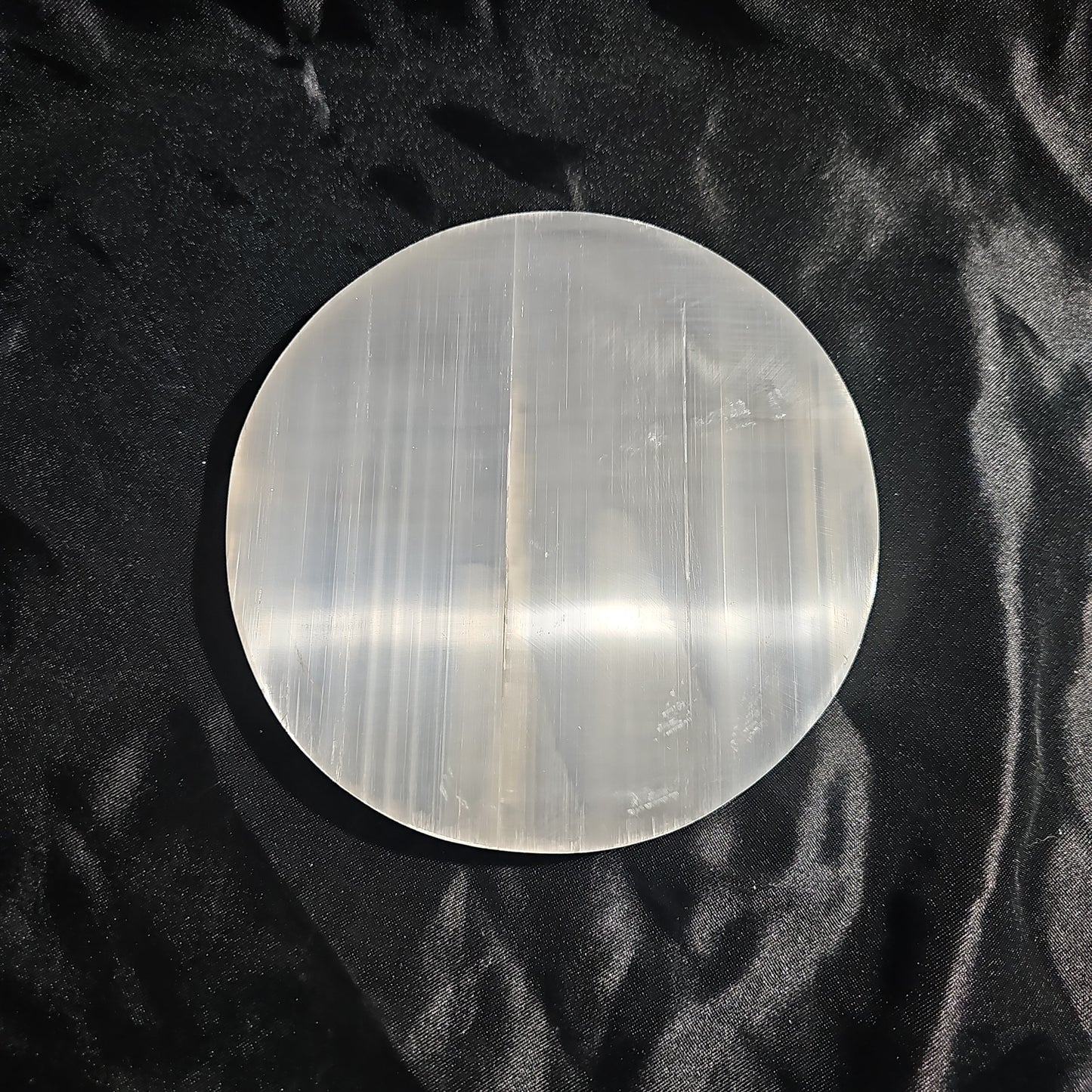 Plane - Round - 5 1/2" Selenite Charging Plate