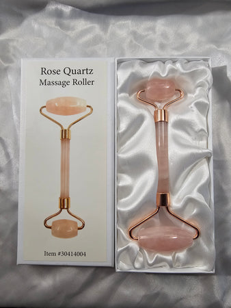 Rose Quartz Double Massage Roller