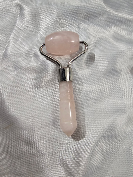 Rose Quartz Mini Massage Roller