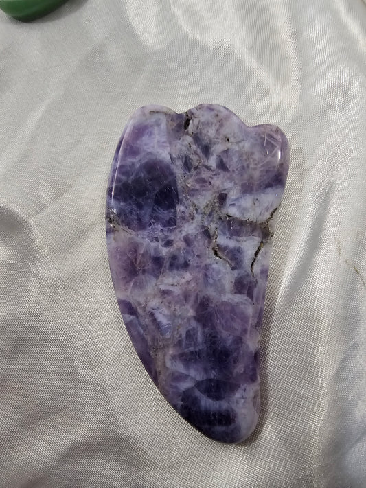 Lepidolite Gua-sha Massage Aid