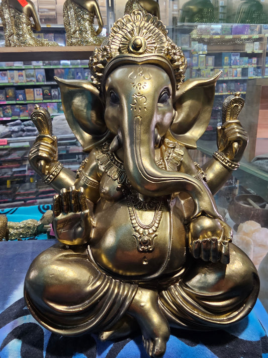 Ganesha w/Calm Hand Statue - Large