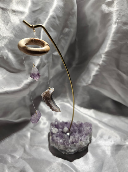 Amethyst Table Chime w/Amethyst Base