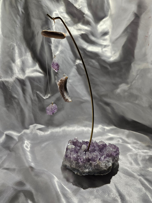 Amethyst Table Chime w/Amethyst Base