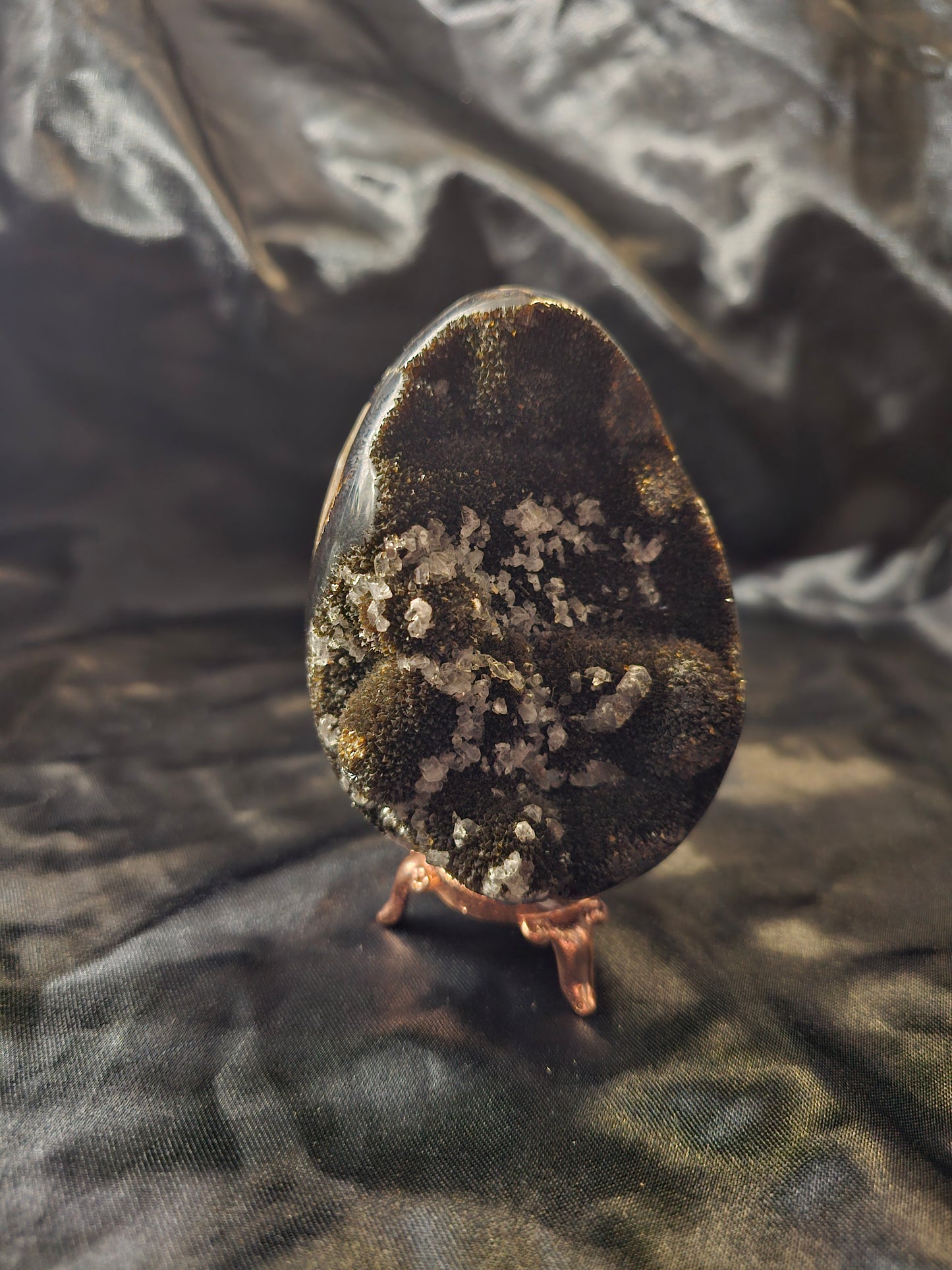 Dragon Egg - Septarian Nodule - Crystal Egg