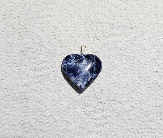 Sodalite Heart Pendant