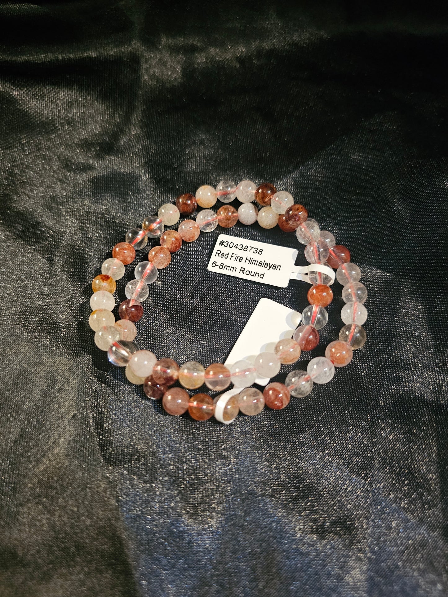 Red Fire Himalayan Bracelet / 8mm