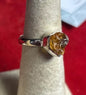 Sterling Silver Ring - Citrine - Raw Nugget