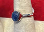 Sterling Silver Ring - Sapphire - Raw Nugget