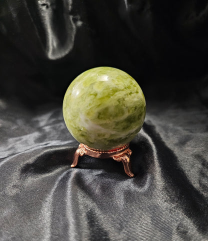 Sphere - Jadeite w/ Stand