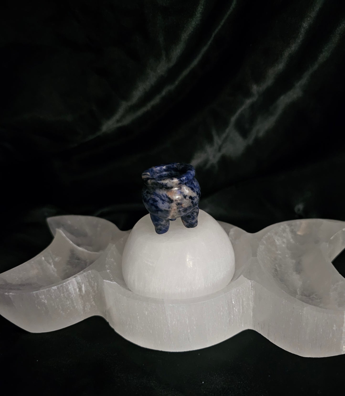Cauldron, mini - Sodalite