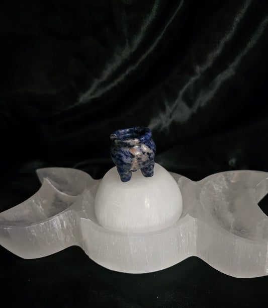 Cauldron, mini - Sodalite