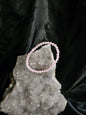 Rose Quartz Bracelet — 4mm Round, 6.5”