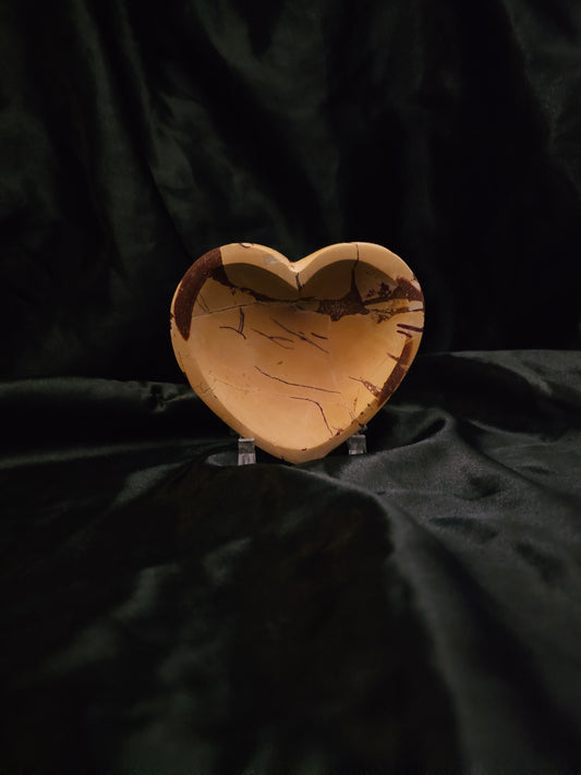 Mookaite Heart Bowl - 4"