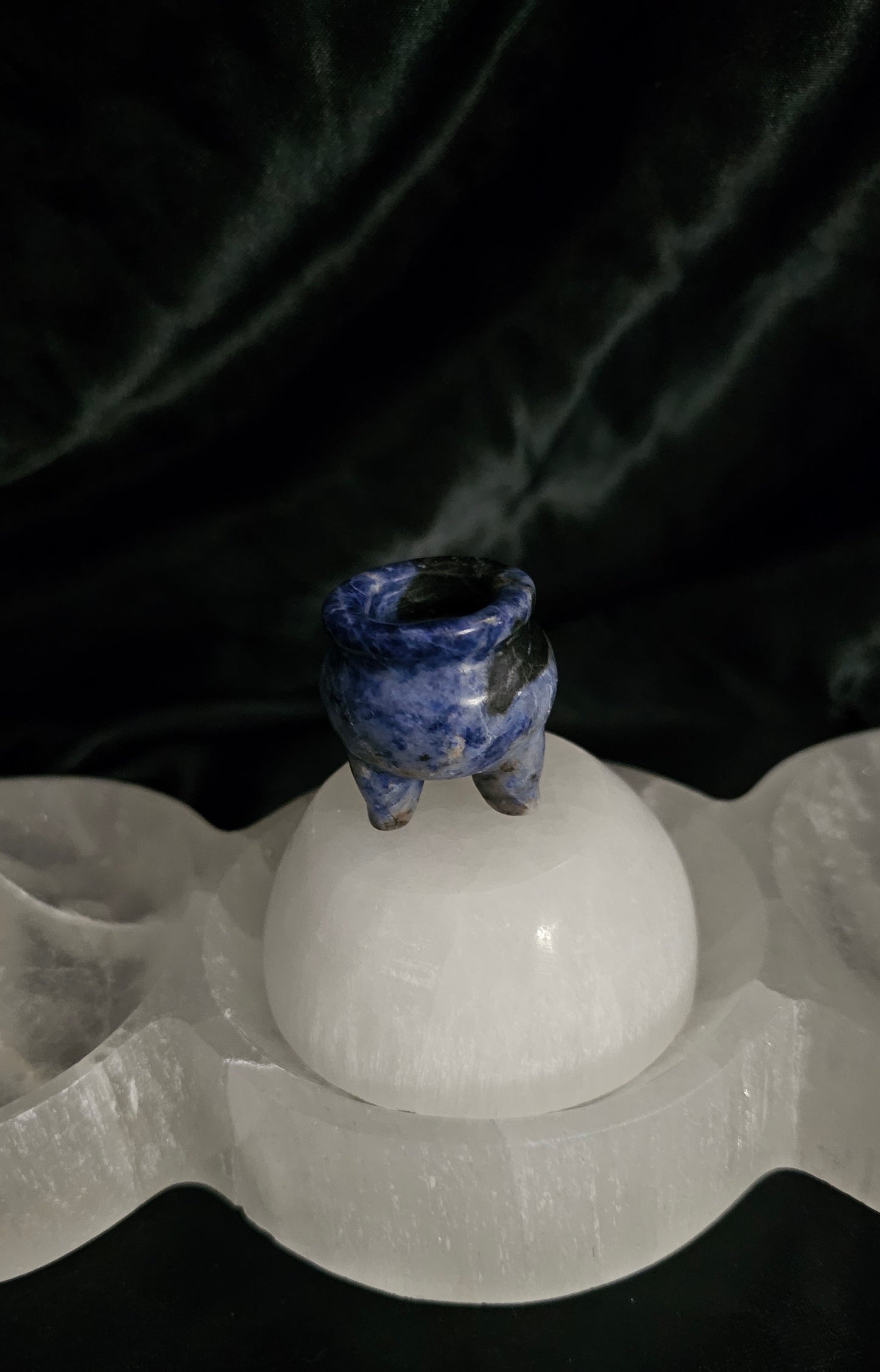 Cauldron, mini - Sodalite