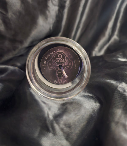 🔥 Strength – The Horned God Candle
