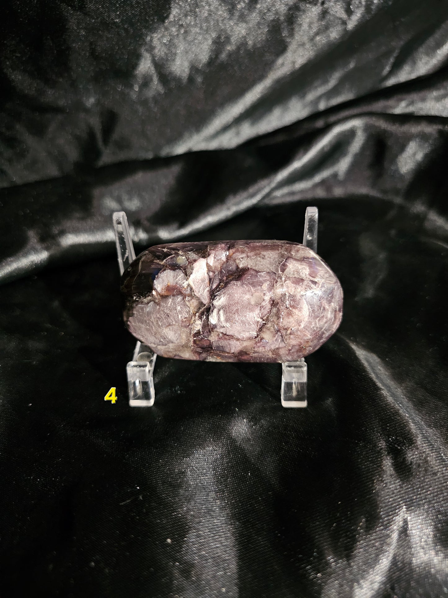 💜 Premium Lepidolite Palm Stone