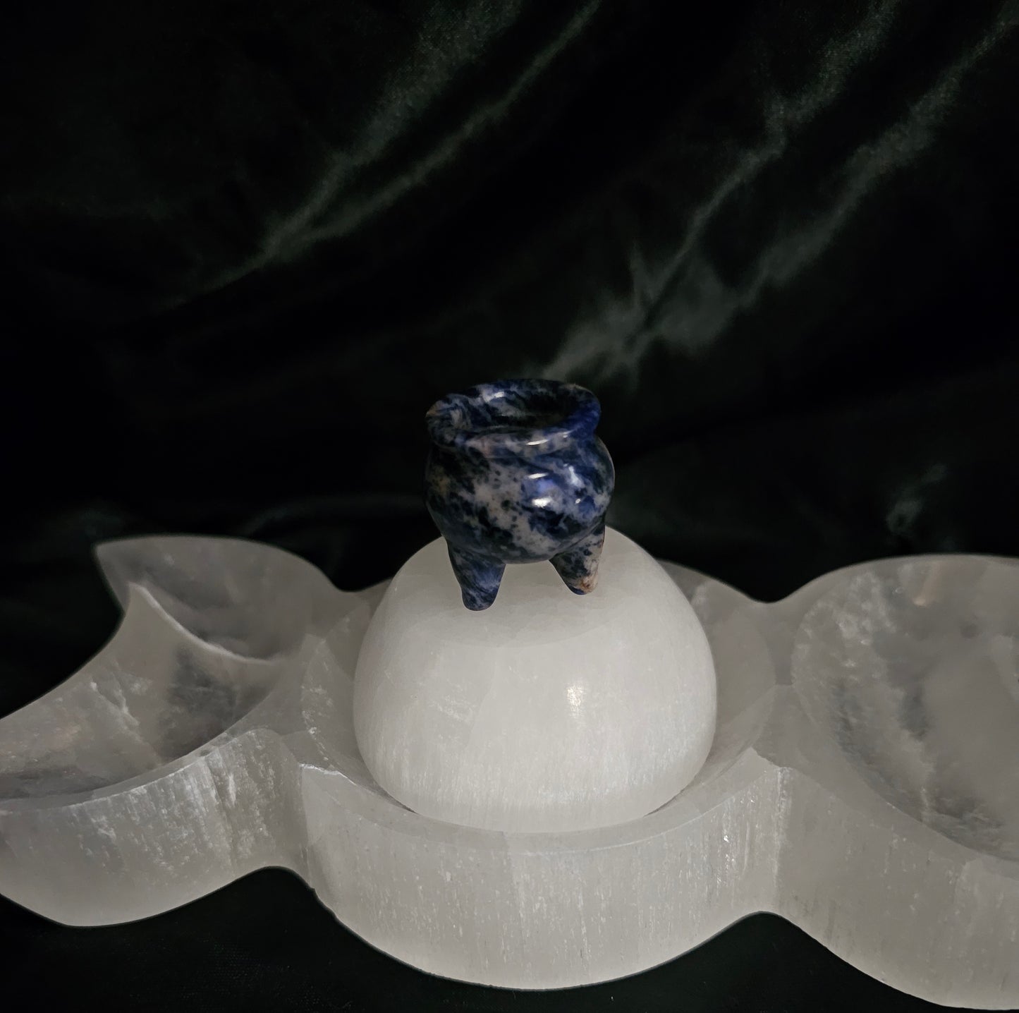 Cauldron, mini - Sodalite